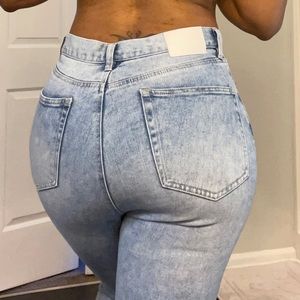 Button up ash washed jeans great condition